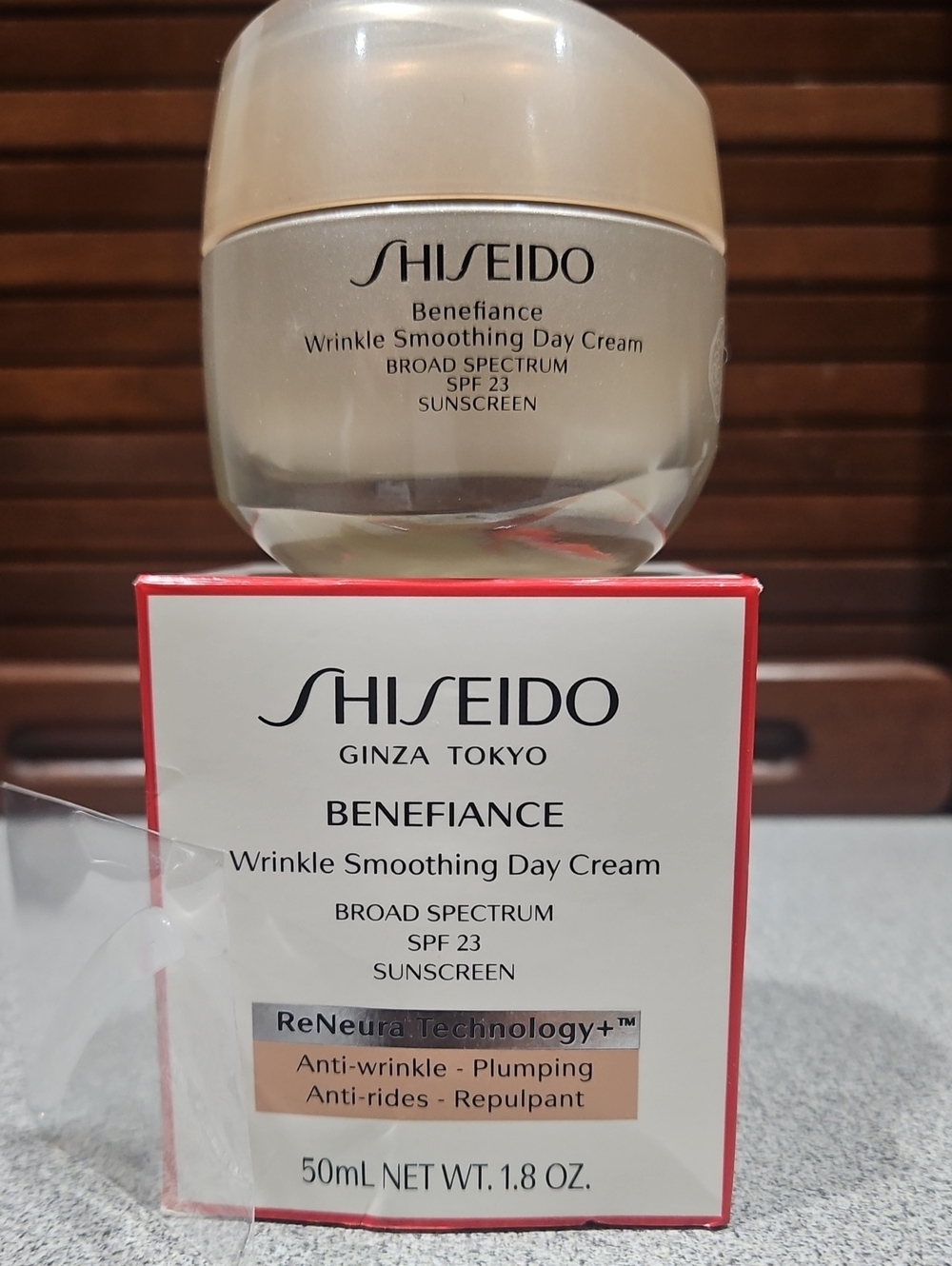 New & Sealed Shiseido Benefiance Wrinkle Smoothing Day Cream SPF 23